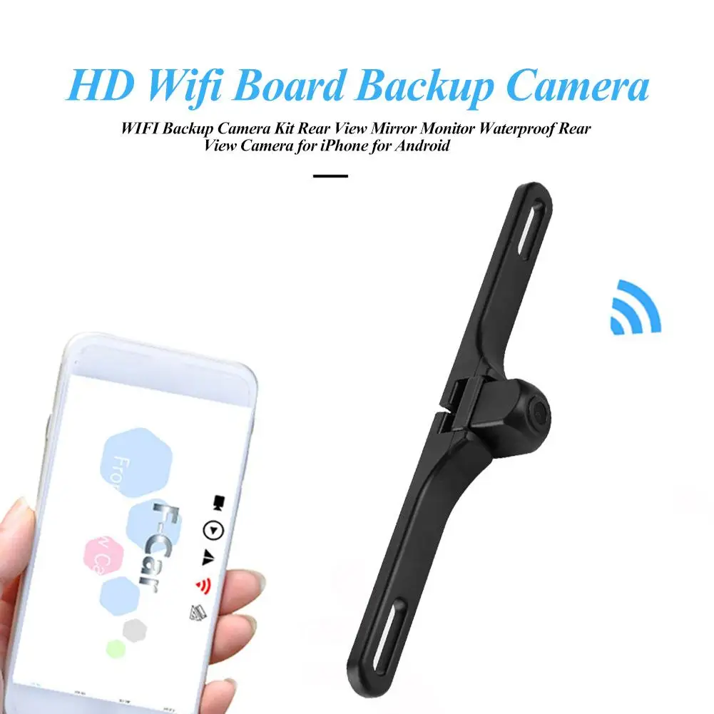 

Car DVR Wireless Wifi Backup Camera Parking Reverse Rear View Camera Vehicle Auto Security Waterproof License-Plate Car Camera