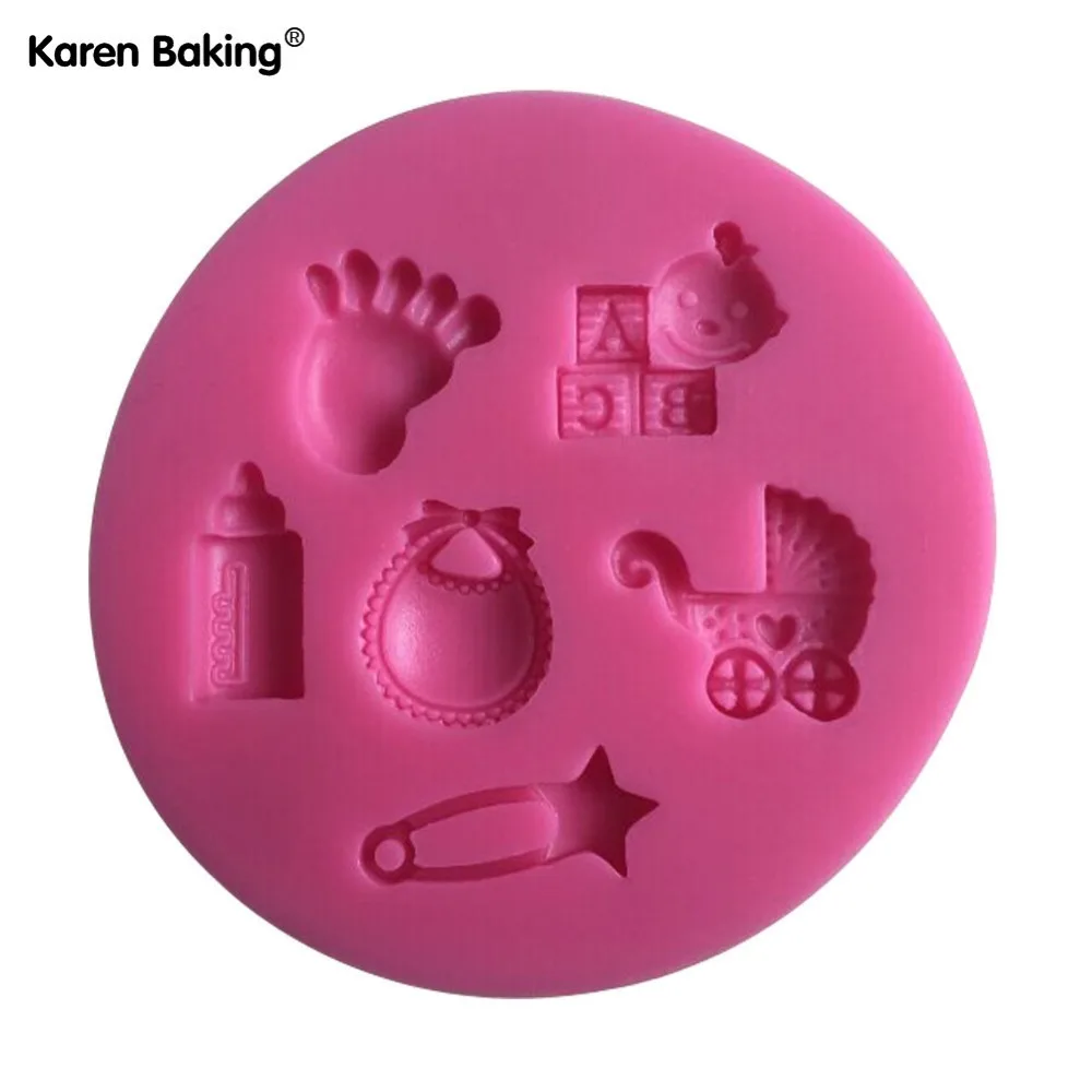 Новая силиконовая детская тематическая форма для торта выпечки Детская глиняная