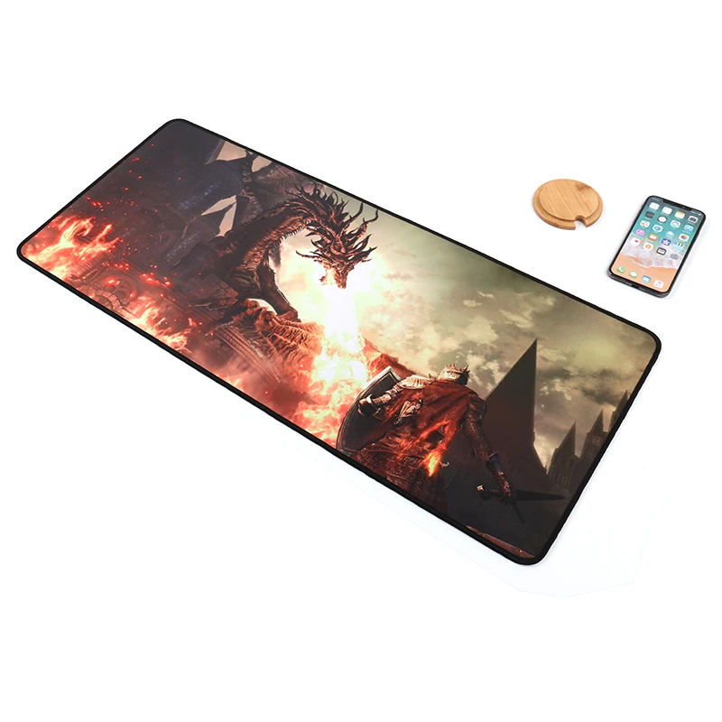 700x300 XL игровой коврик для мыши темных душ компьютерный и клавиатуры | Компьютеры