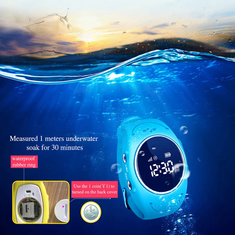 Водонепроницаемый Smartwatch gps WI-FI трекер для детей безопасный Q520S SOS Вызов Anti