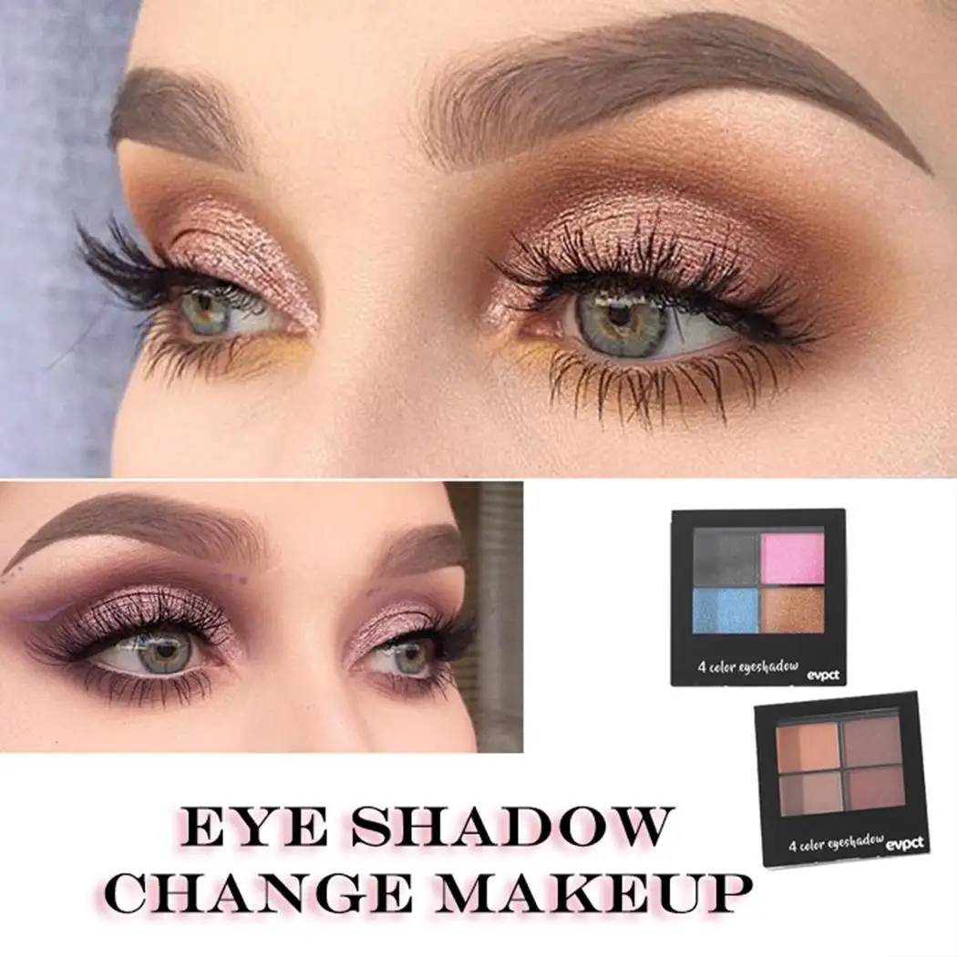 4 Eye Color2 Color3 Women Palette Party with Eyeshadow 55g Mirror Casual Color1 Shimmer Colors Dating Makeup Cosmetics |