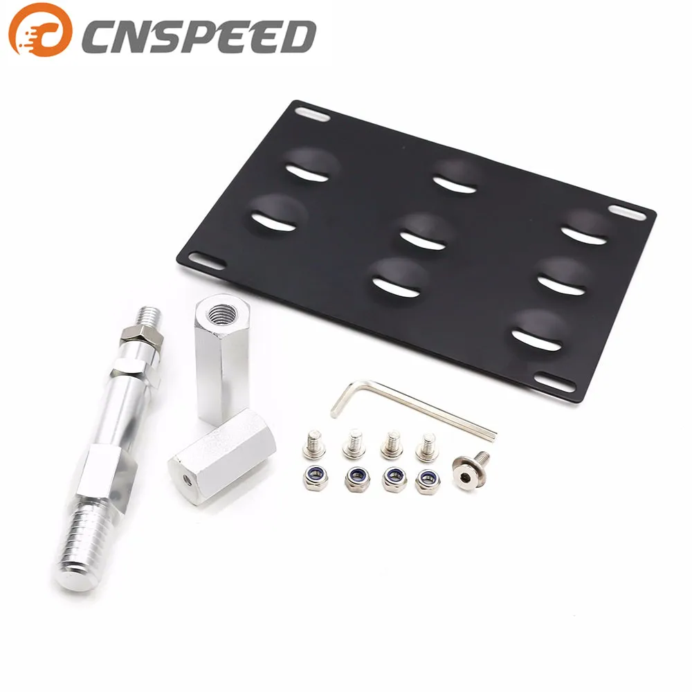 

CNSPEED LICENSE PLATE HOLDER MOUNT TOW HOOK BRACKET LICENSE PLATE RELOCATOR FRAME BRACKET FOR Audi A4 S4 A5 S5 A7 S7 YC101097
