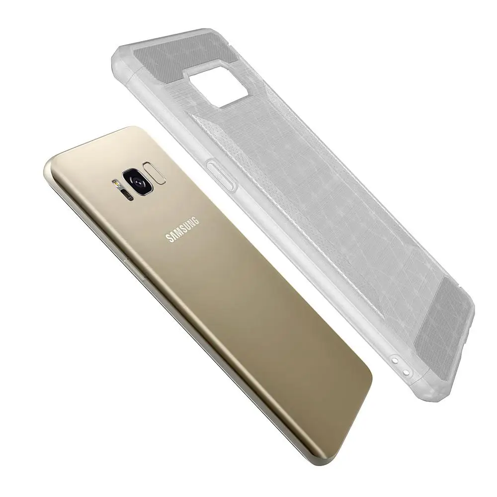 Стильный ультра тонкий мягкий ТПУ Матовый задний Чехол нескользящий