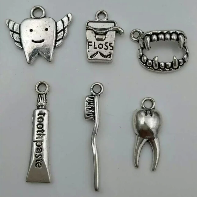 Винтажная зубная паста/зубная щетка/коробка для зубочисток/Зубная фея/клыки