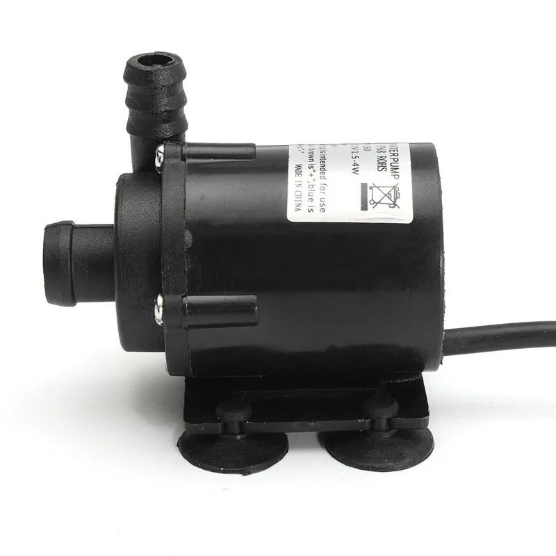 DC 12V 280L/H водяной насос, мини Бесщеточный Водяной насос, погружной двигатель, простой в эксплуатации