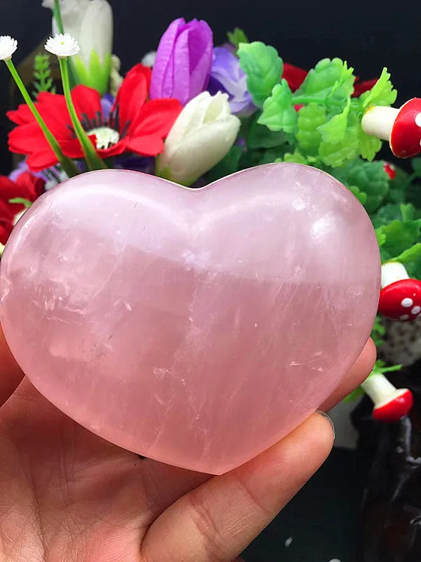 

Красивый натуральный розовый кварц, хрустальное сердце для домашнего декора, лечебный кристалл, Свадебный декор, Рождественский Декор