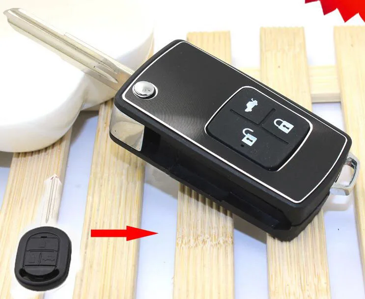 Складной чехол книжка с 3 кнопками для Buick Excelle HRV|case for|case casecase for keys |