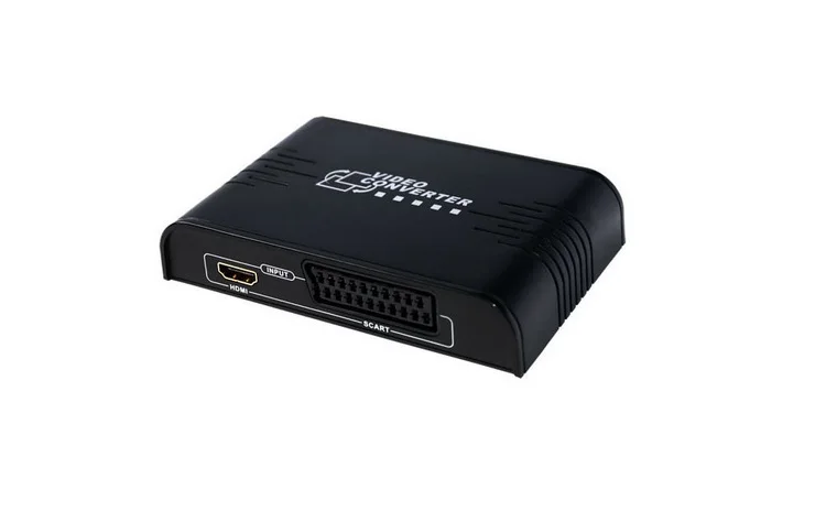 Преобразователь видео PAL/ NTSC SCART/ HDMI в 720P 1080P скалер с 3 5 мм и коаксиальным