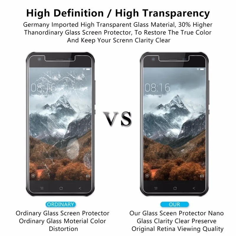 Высококачественное Закаленное стекло для Samsung Galaxy A8 2018 Защита экрана Plus