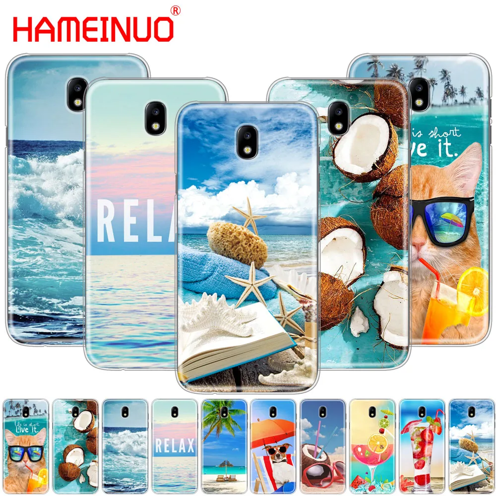 HAMEINUO Летняя Пляжная волна морской чехол для телефона Samsung Galaxy J3 J5 J7 2017 J527 J727 J327 J330 J530 J730 PRO|Бамперы| |