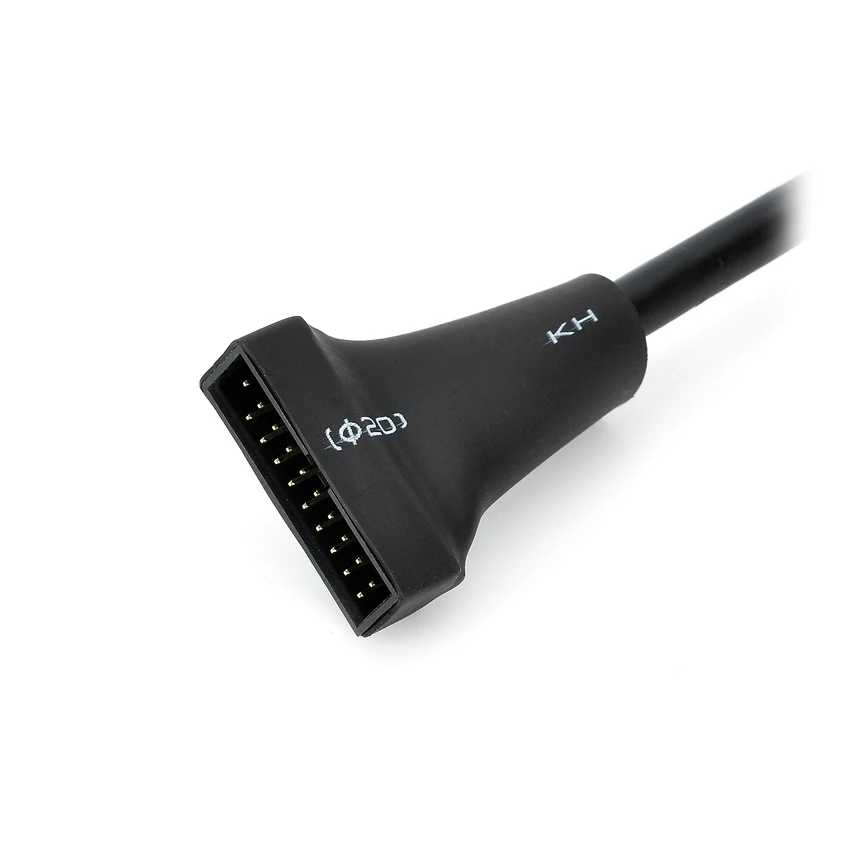 CY Chenyang USB 3.0 9pin корпус штекер на материнскую плату 19pin разъем Гнездовой кабель 10