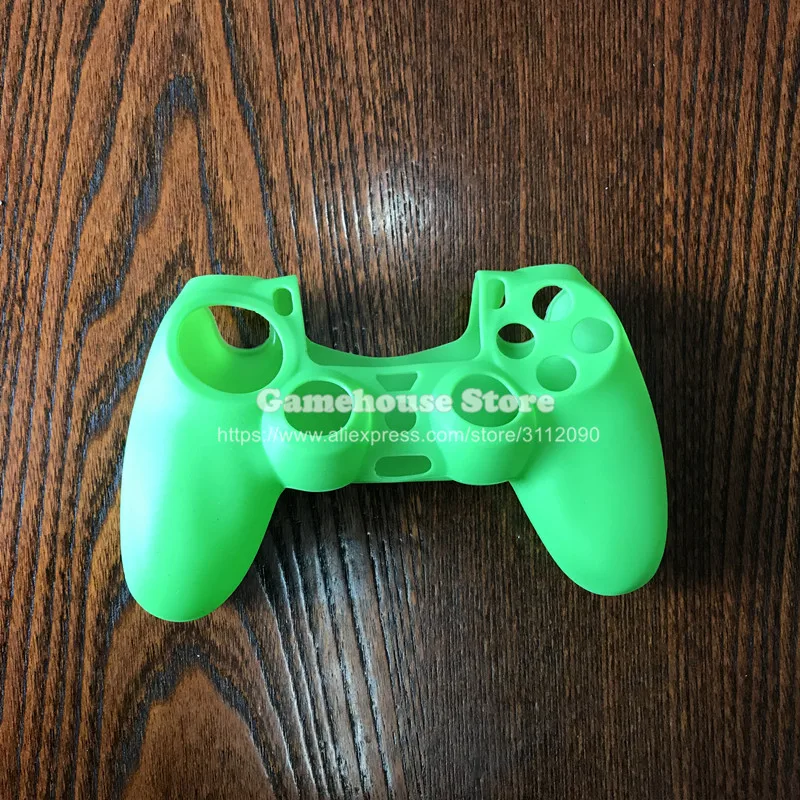 Силиконовый чехол для геймпада защитный контроллера PS4 с джойстиком из гелевой