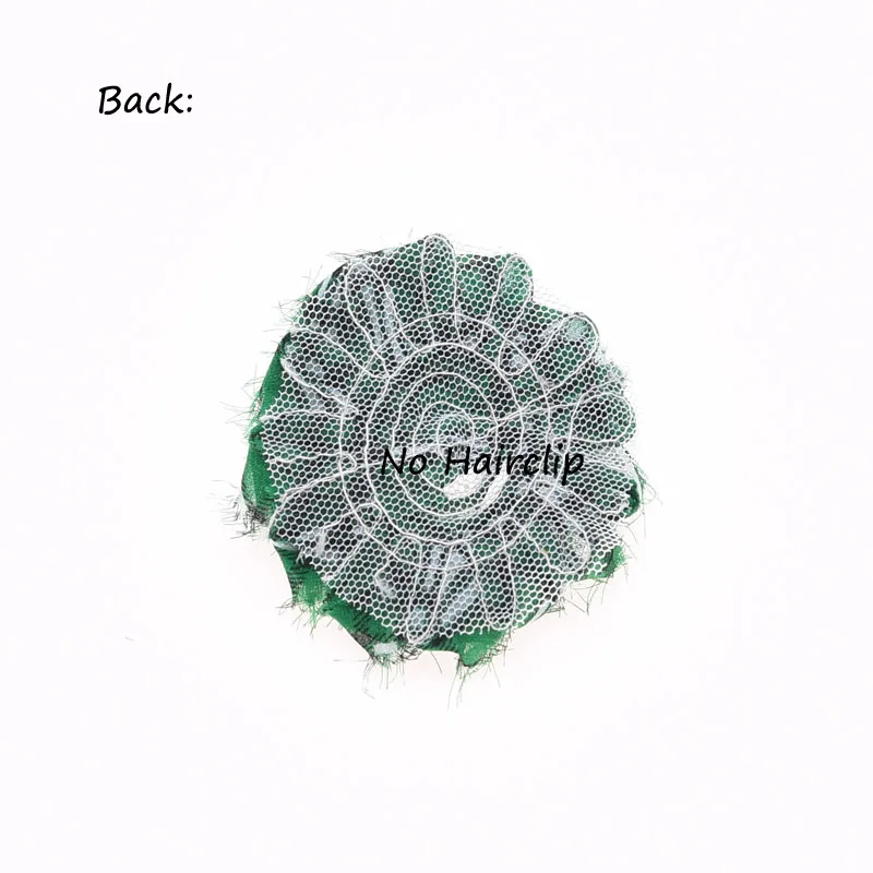 9 шт потертые шифоновые шикарные цветы зебра печать цветок без заколки для волос