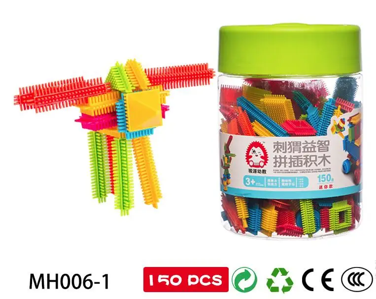 2019New DIY развивающие пластиковые строительные кирпичи игрушки блоки 150 шт для