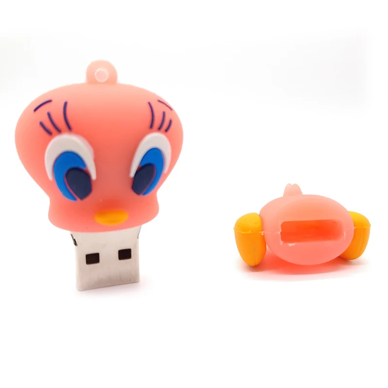 Usb флеш-накопитель Daffy duck 64 ГБ 32 16 8 4 Гб прекрасная подарочная карта памяти Флеш
