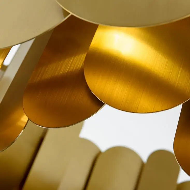 Постмодерн креативная люстра из нержавеющей стали скандинавский