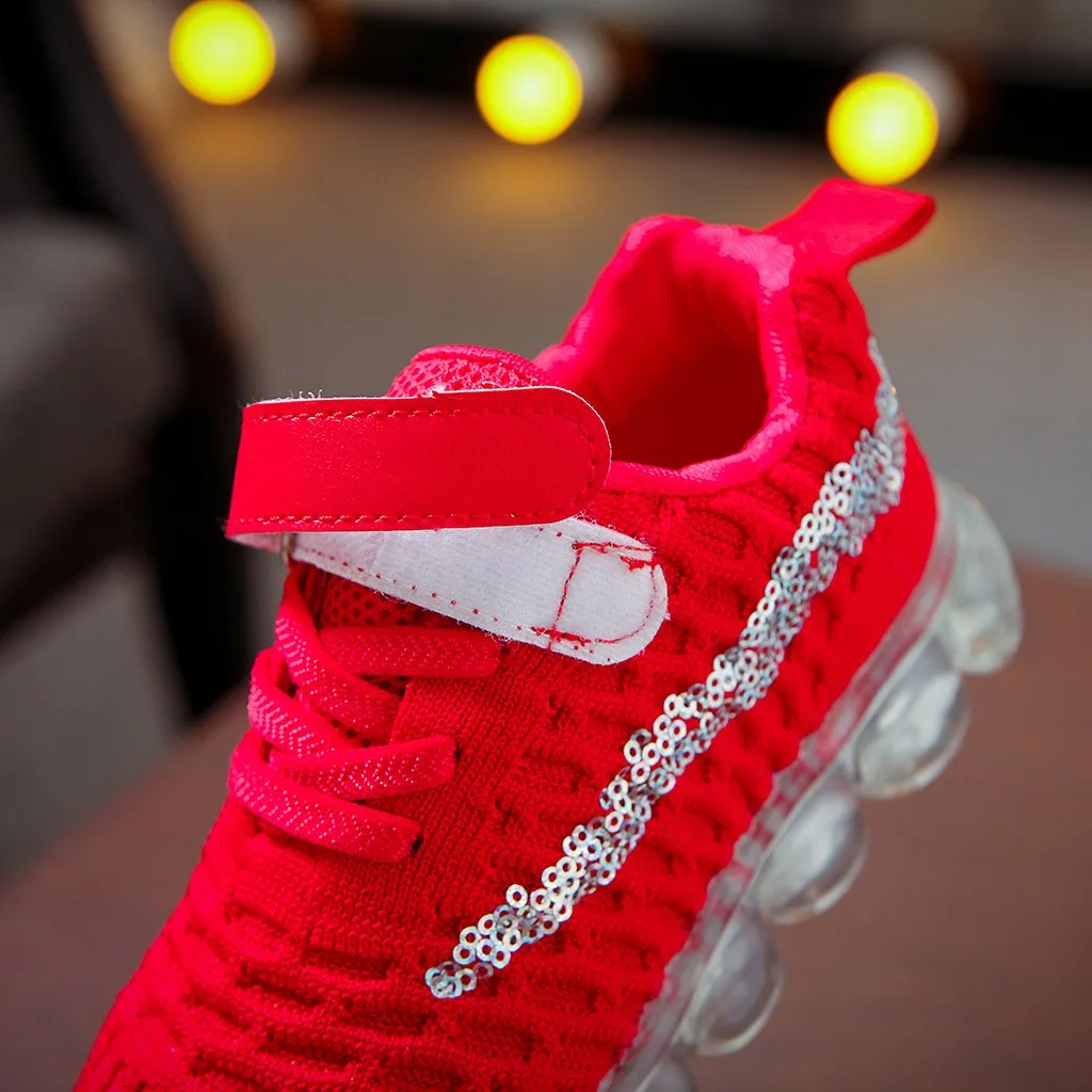 SAGACE Led Light Shoes Children Girl Kids Luminous Sport Run Sneakers Outdoor Casual | Детская одежда и обувь