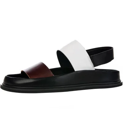 Сандалии мужские из натуральной кожи модные босоножки гладиаторы в римском