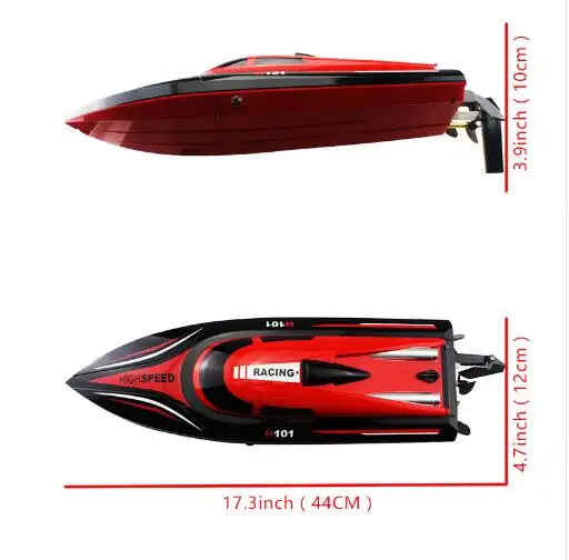 

RC Boat 2.4G 35km/h High Speed Racing Yacht Remote Control Ship Mosquito Craft Water Cooled Speedboat Hobby Toys For Children