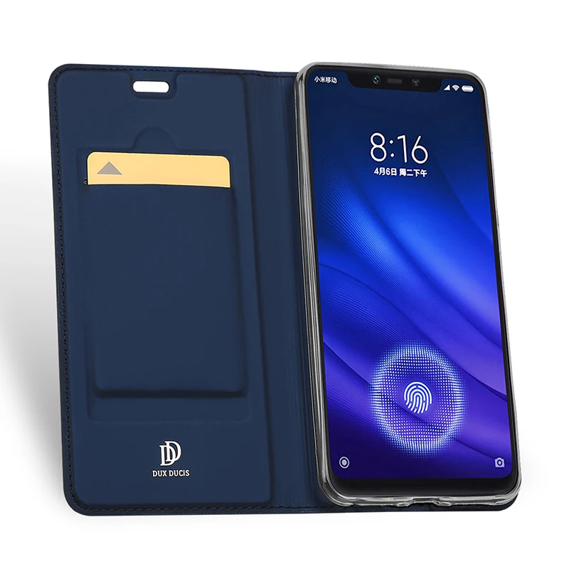 DUX DUCIS для Xiaomi mi 8 Pro Чехол Lite PU кожа + ТПУ Флип-бумажник чехол | Мобильные телефоны и