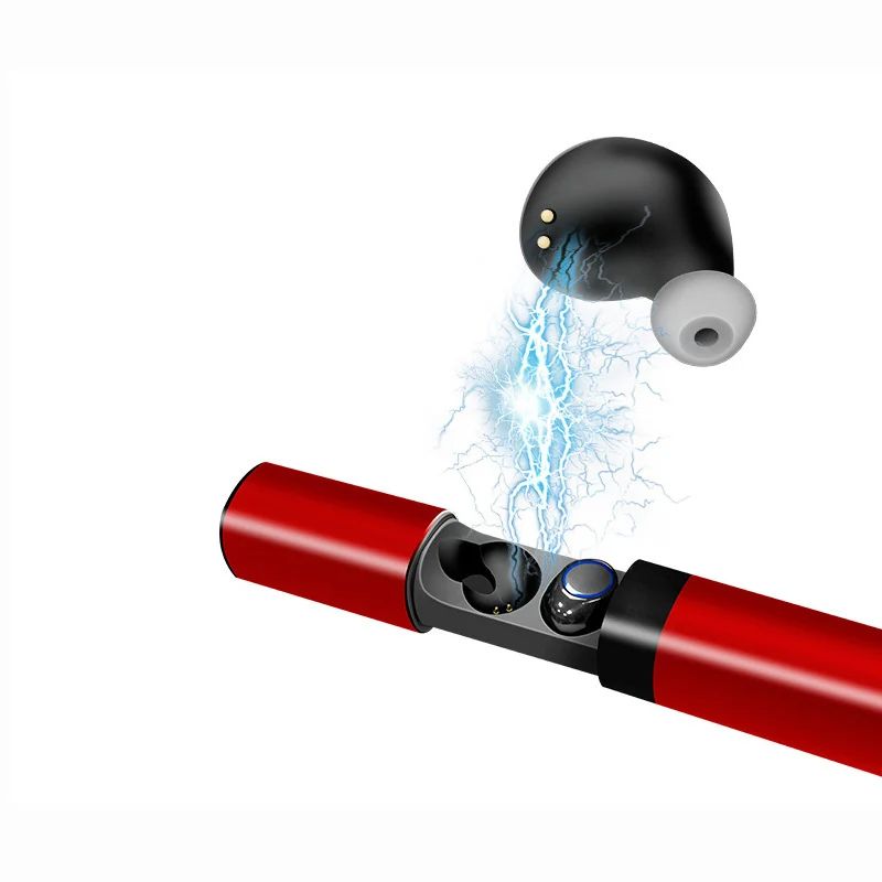 MICGEEK бинауральная Беспроводная Водонепроницаемая Bluetooth гарнитура S2 Mini TWS с