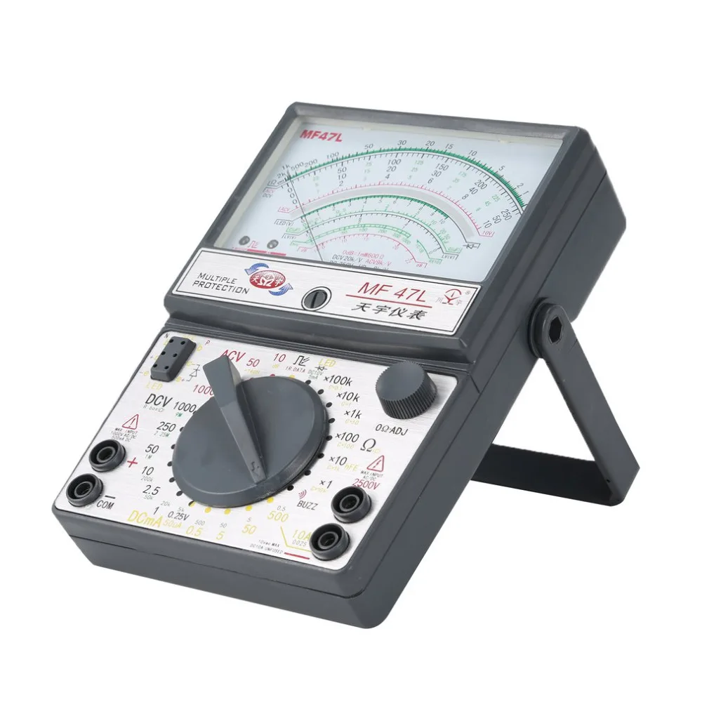 MF 47L аналоговый мультиметр постоянного/переменного напряжения измеритель тока