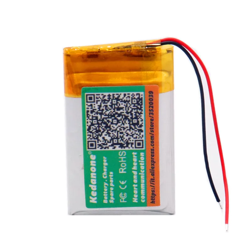 400mAh 3.7V Volt Li Po Ion Lipo Rechargeable Batteries 602030 Lithium Polymer Battery For Smart Watch PSP LED Lamp RC Helicopter |