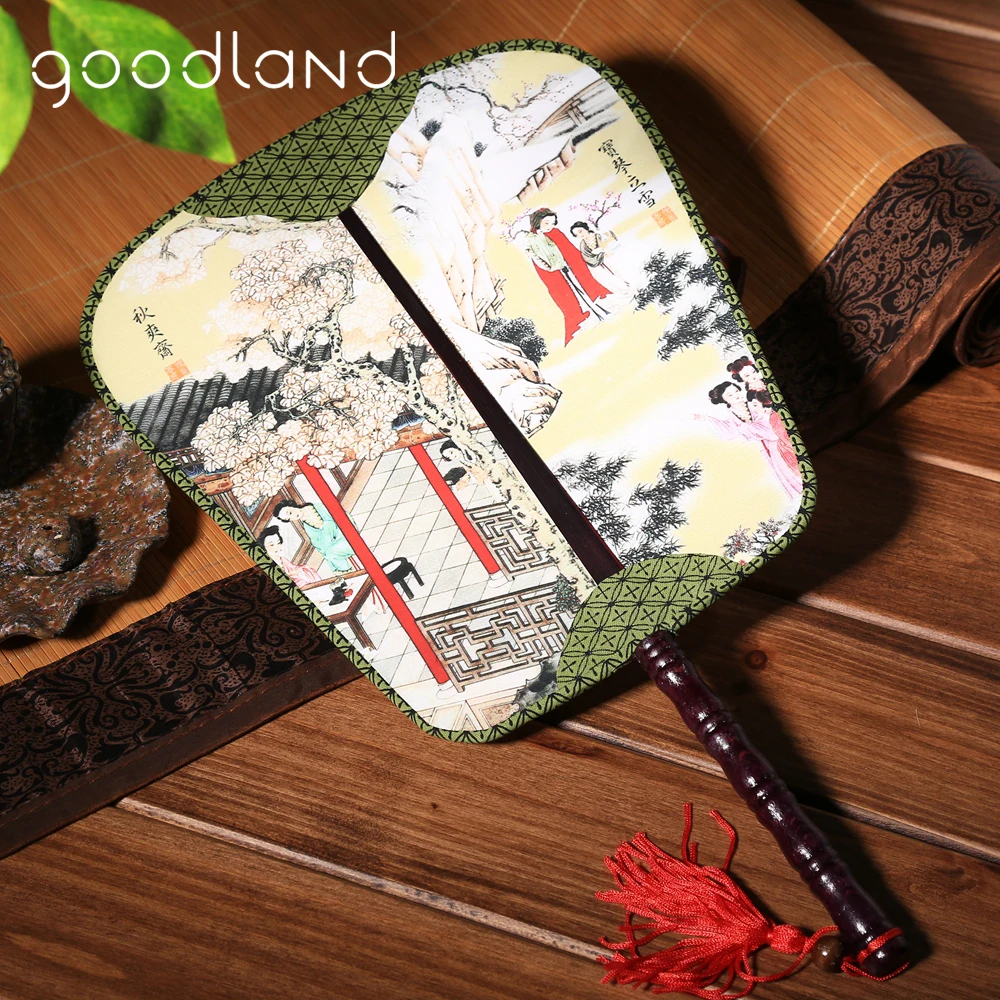 Free Shipping 100pcs Chinese Ancient Beauty Palace Hand Fan Home Decoration Accessories Random Color | Дом и сад