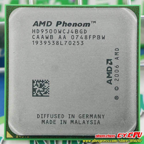 Процессор AMD Phenom X4 9500 четырехъядерный процессор (2 2 ГГц/2 м/95 Вт/2200 ГГц) Socket am2 +
