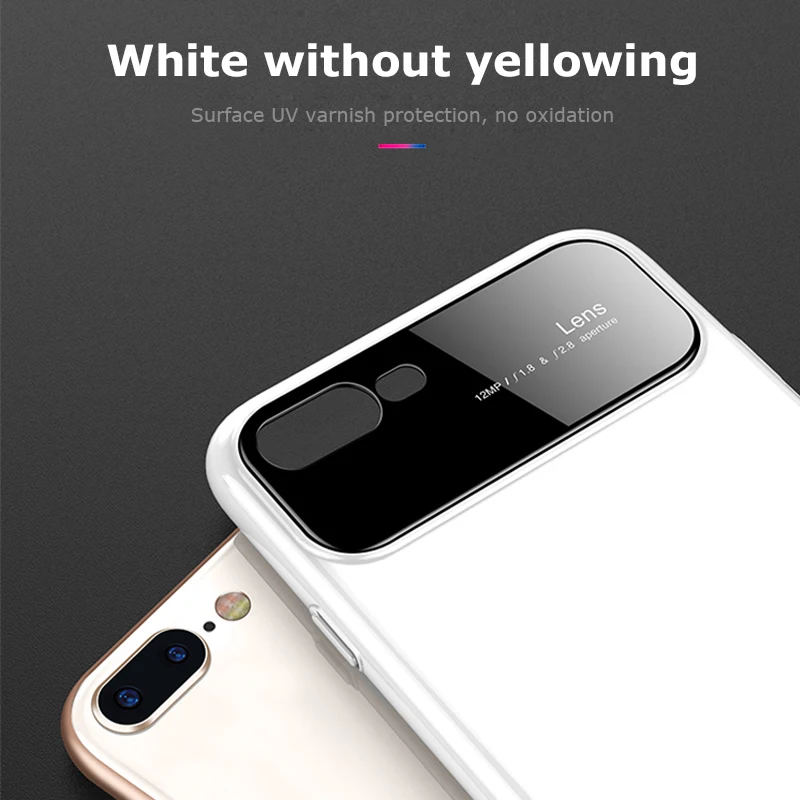 Роскошный чехол RZP для телефона iPhone X 6 закаленное стекло + жесткий из