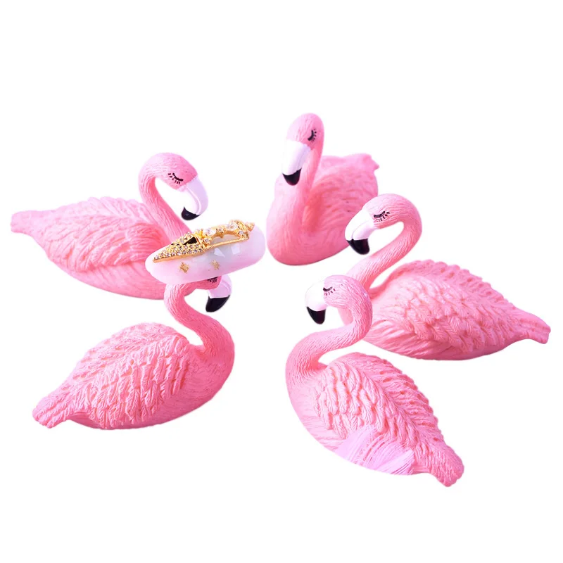 1 шт. розовый белый фламинго лебедь подставка для дизайна ногтей реквизит