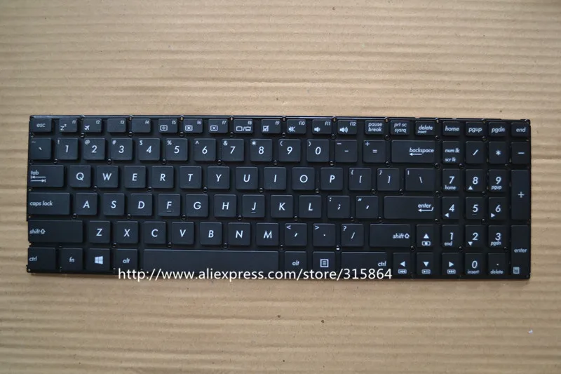 Клавиатура для ноутбука ASUS X551 X551CA X551MA X551MAV черная английская США |