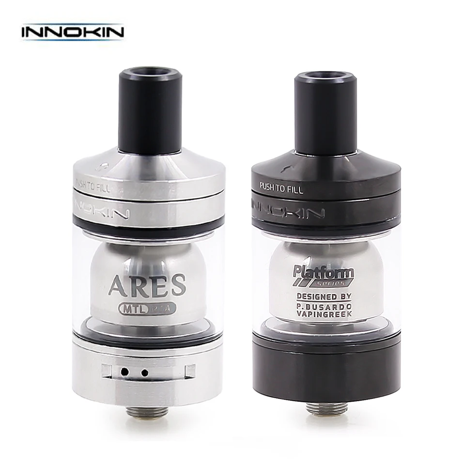 Оригинальный вейп INNOKIN ARES MTL RTA Tank 24 мм слайдер top заполняющий атомайзер