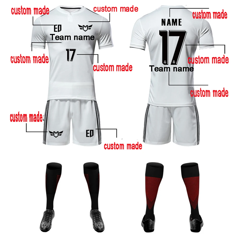 2019 2020 топ мужские футболки для футбола сделай сам с именем и номером футбольные