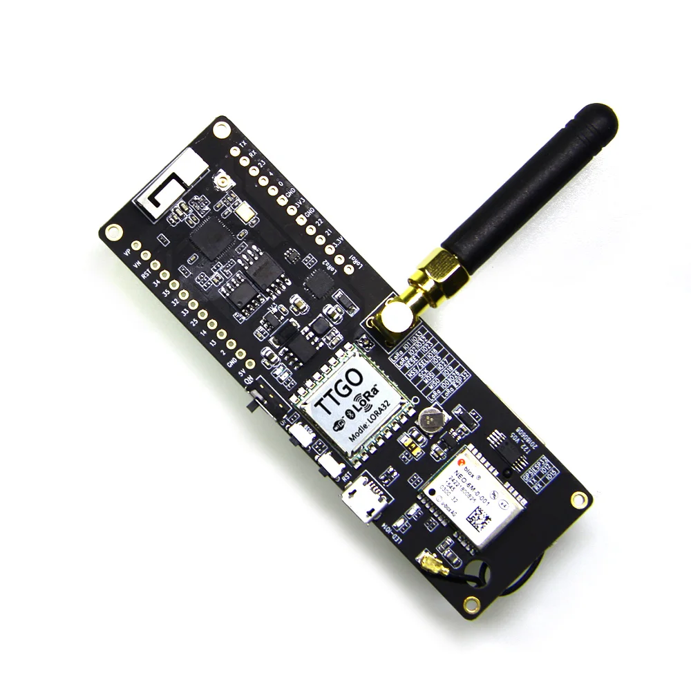 TTGO t-луч ESP32 433/868/915 МГц WiFi беспроводной bluetooth модуль ESP-32 gps NEO-6M SMA LORA 32 18650 Держатель батареи