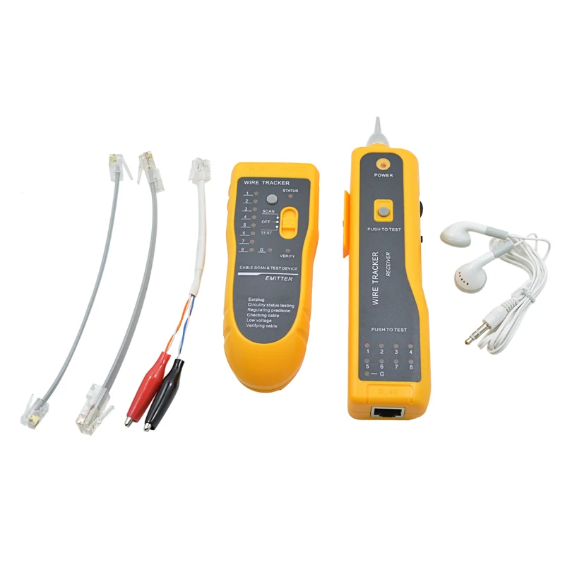 JW 360 сетевой кабель Тестер телефонного провода трекер для UTP STP Cat5 Cat5E Cat6 Cat6E RJ45 RJ11