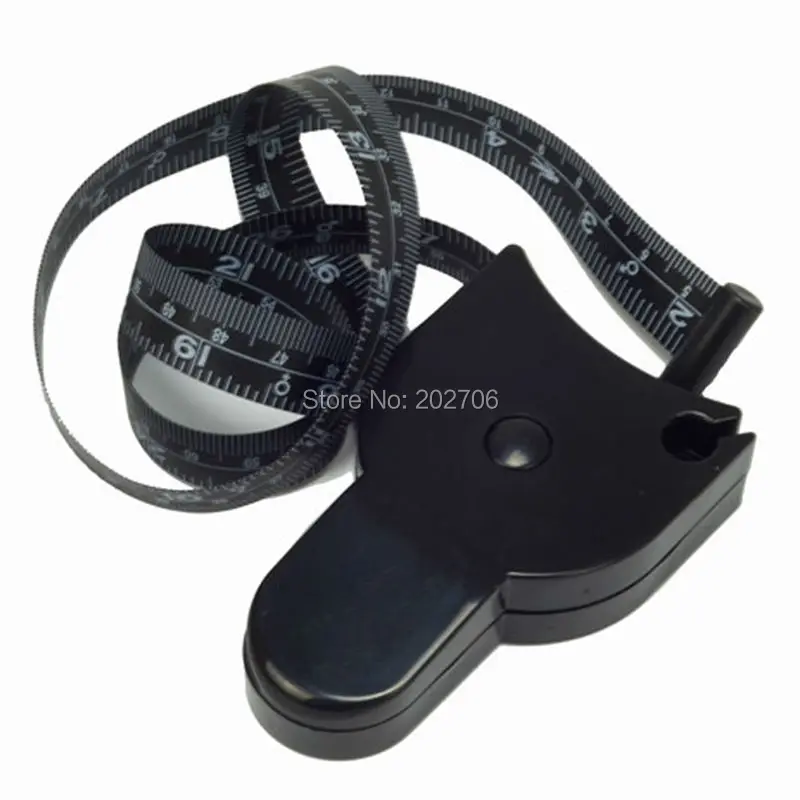 Штангенциркуль телесного жира черного цвета измерительная лента + мужская и