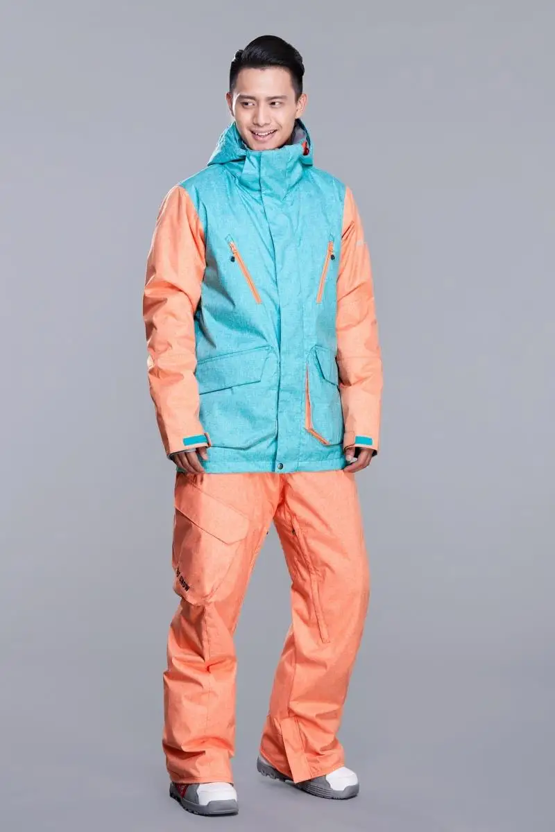 Новый костюм Gsou Snow/лыжи ветрозащитная водонепроницаемая Спортивная одежда для