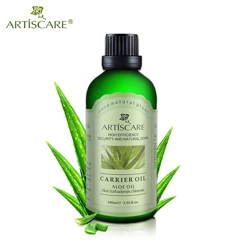 

ARTISCARE 100% Natural Aloe Base Oil 100ml Moisturizing and Hydrating Repair Skin Anti-Aging Face Massage Oil Aloe Carrier Oil