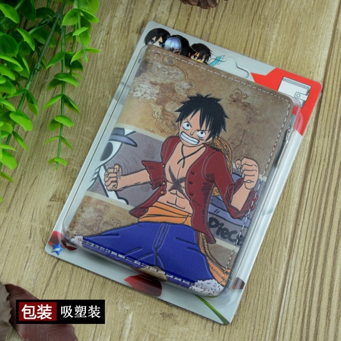 Аниме цельный Косплей Обезьяна D Luffy Cos мужчины и wo мужской короткий кошелек для