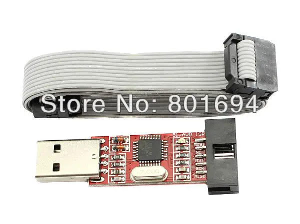 10 шт./лот USB ISP программист для ATMEL AVR/USB ASP 51 AVR плата загрузчика|programmer for atmel avr|programmer