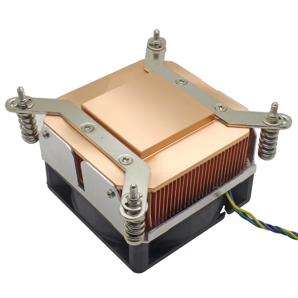 2U сервер процессор кулер медный радиатор для Intel Xeon LGA 1155 1156 1150 1151 промышленная рабочая станция Компьютер охлаждения