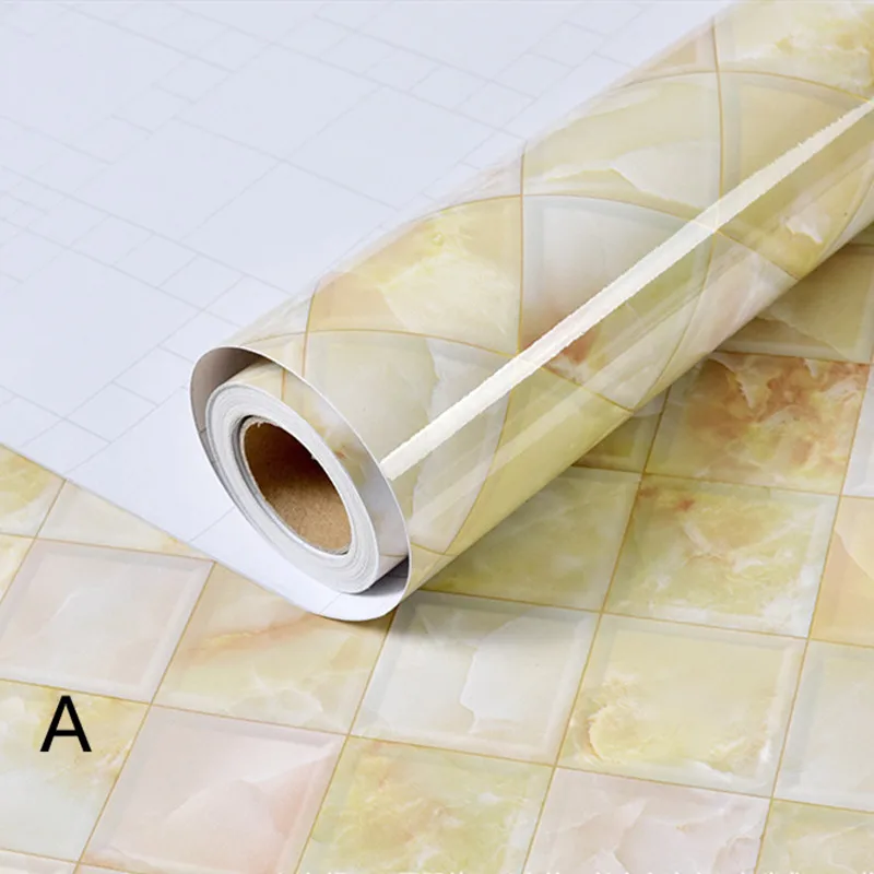 60 см * 5 м различные стили искусства мраморная Настенная Наклейка