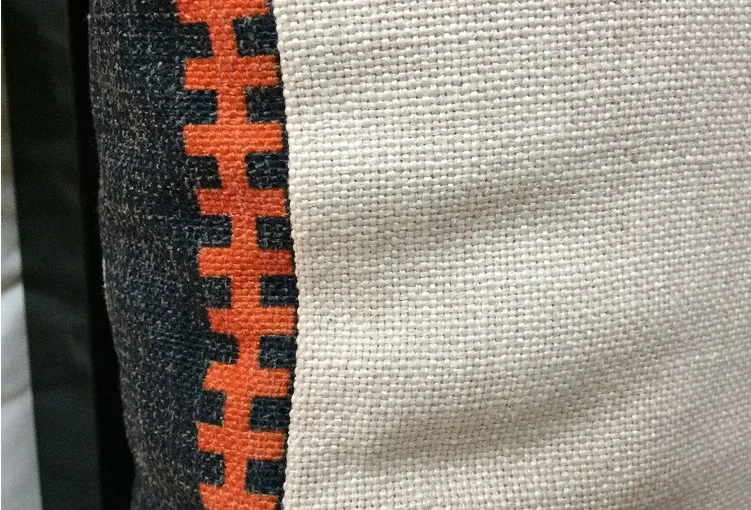 Хлопковая льняная наволочка Kilim с геометрическим рисунком богемная винтажная