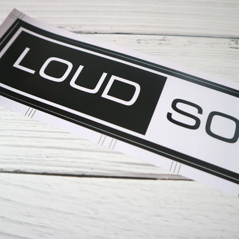 CK2724#23*5см наклейки на авто LOUD SOUND водонепроницаемые машину наклейка для