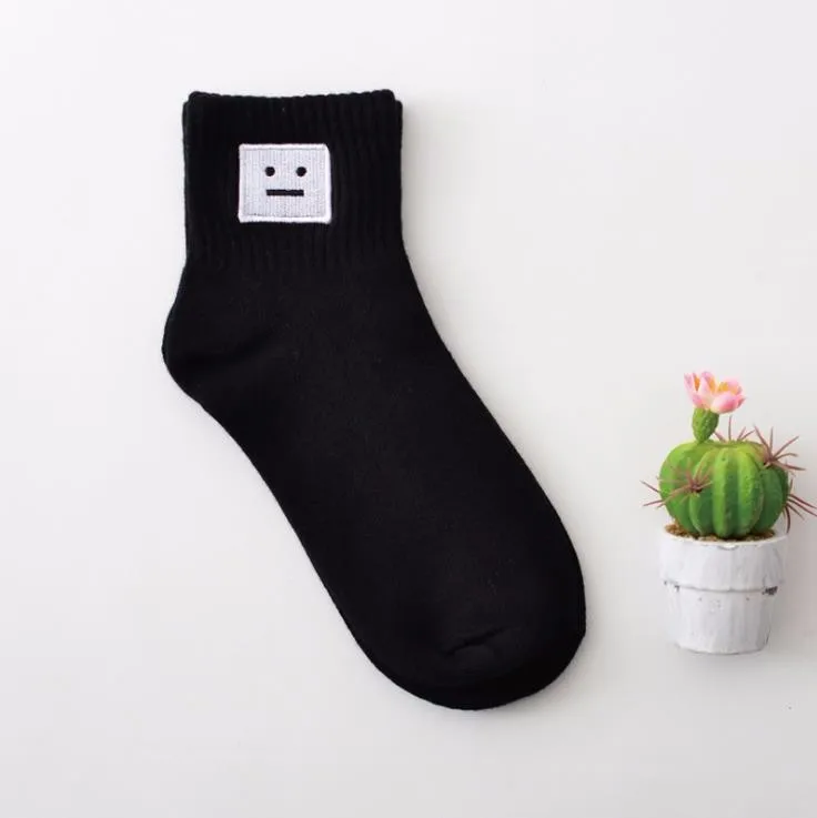 Размер 35-40, унисекс, хлопковые носки Kawaii, молочная Роза, алоэ вера, Harajuku, носки для женщин и мужчин, Calcetines, черные, белые, серые носки, 16 цветов, WZ054
