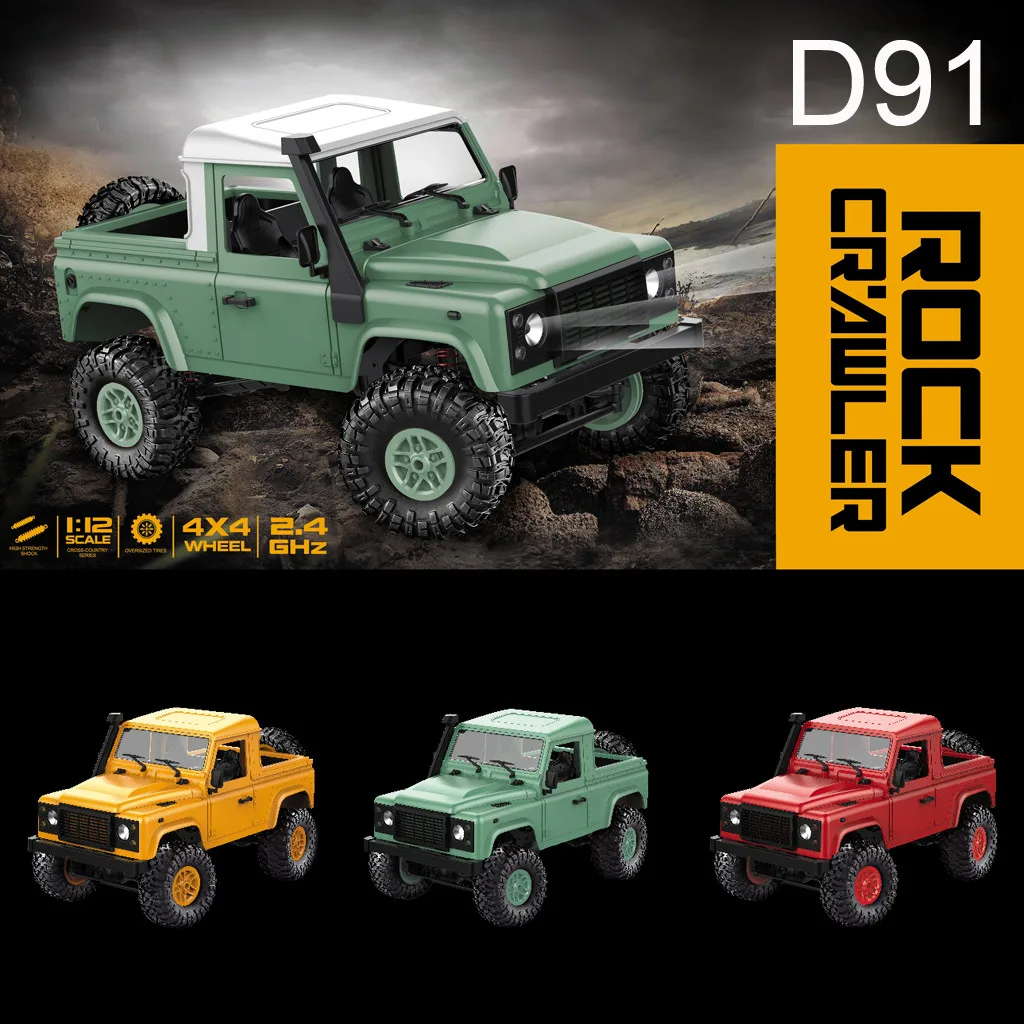 Передний светодиодный светильник 1:12 4WD RC автомобиль внедорожник военный Рок