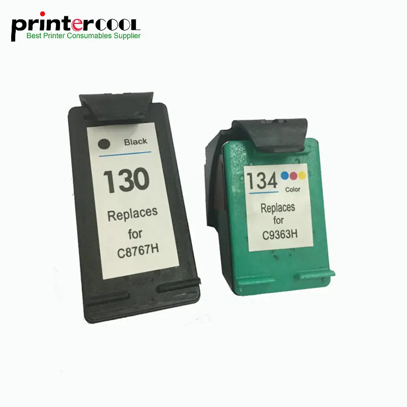 Einkshop 130 переработанный чернильный картридж для hp 134 с чернилами Deskjet 6543 5743 6623 6843 6523
