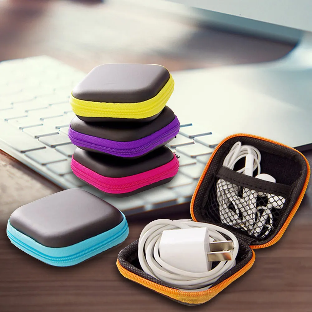 Мини квадратные наушники ящик для упаковки гарнитуры Bluetooth линия передачи данных