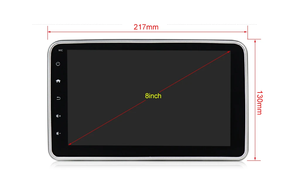 MEKEDE 1024X600 1din 8 дюймовым экраном gps navi автомобильный мультимедийный плеер HD видео-воспроизведения Зеркало Ссылка BT громкой связи usb sd aux Стерео устройство